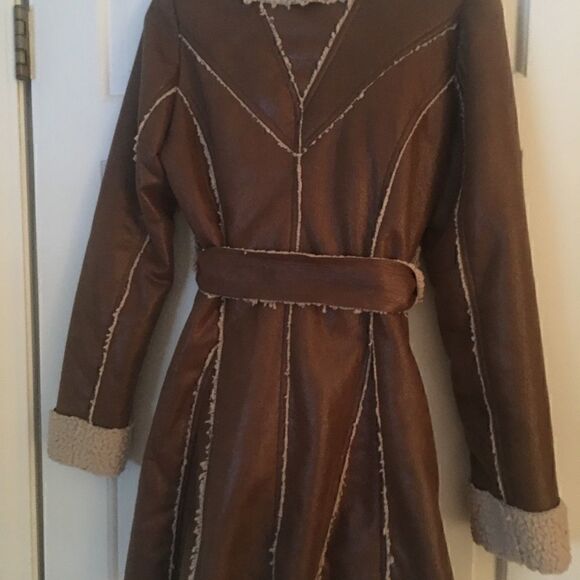 Ryu Anthropologie Faux Leather & Shearling - Picture 2 of 8